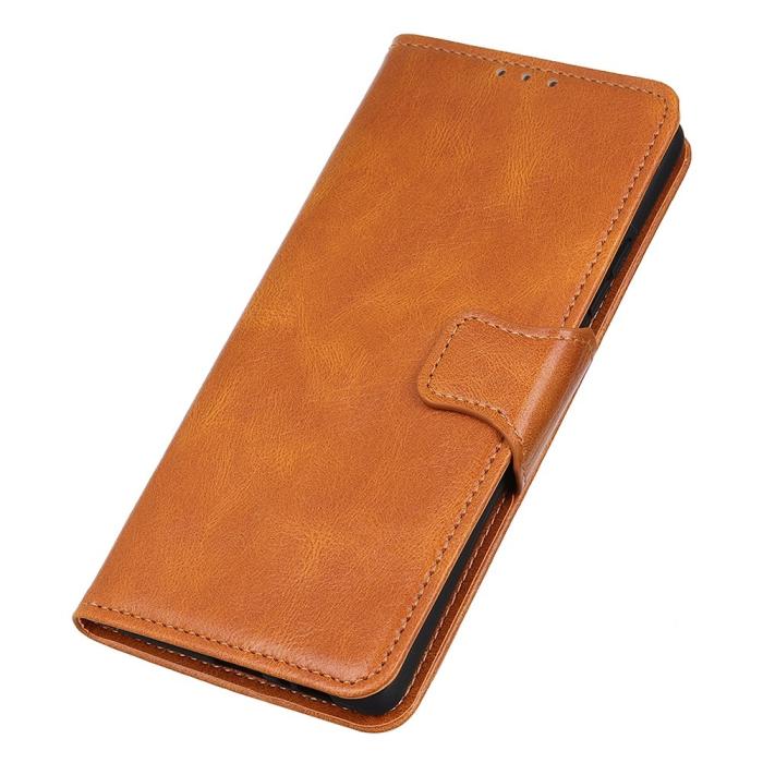 Bild 6,  Xiaomi Redmi Note 12 4G Fodral Crazy Horse Läder Brun