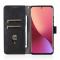  Xiaomi 12 Fodral Skin Touch Läder Svart