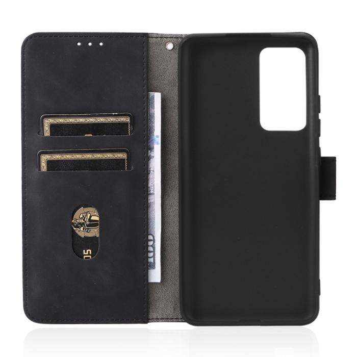 Bild 4,  Xiaomi 12 Fodral Skin Touch Läder Svart