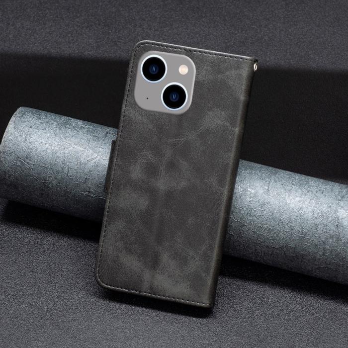 Bild 5,  iPhone 15 Plus Fodral Shark Solid Läder Svart