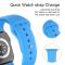 ColorPop Apple Watch 42/44/45/46/49 mm Silikon Armband (M/L) Blå