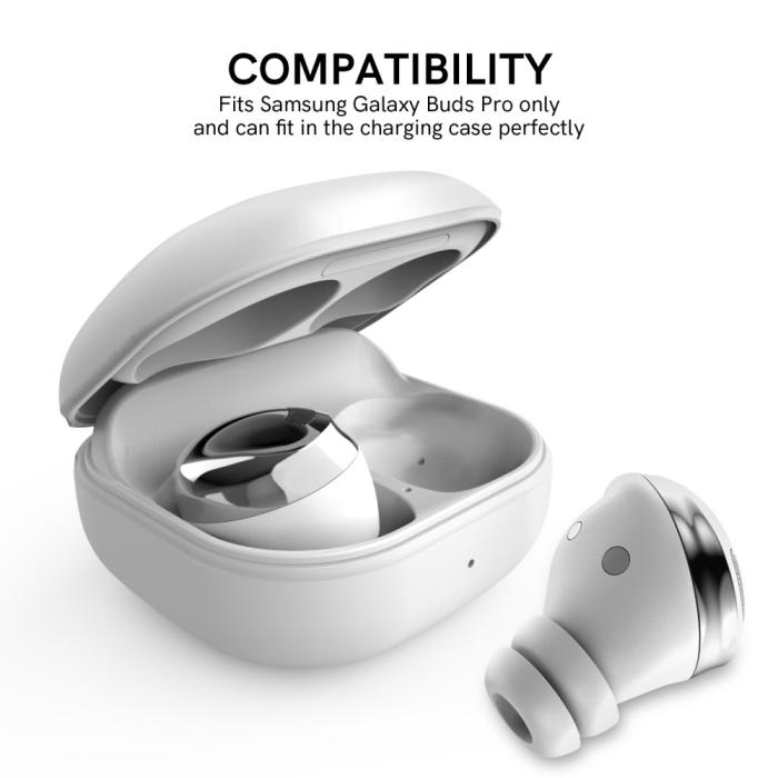 Bild 4, AHASTYLE AHASTYLE Galaxy Buds Pro 3 Öronpluggar 3-PACK Vit