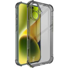 IMAK IMAK iPhone 16 Skal Shockproof TPU Tonad Svart
