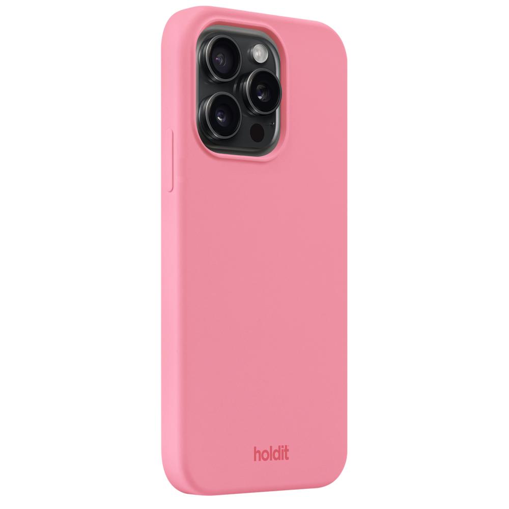 holdit holdit iPhone 15 Pro Mobilskal Silikon Rouge Pink