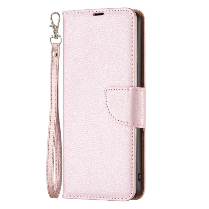 Bild 2,  Xiaomi 13 Lite 5G Fodral Litchi Shark Läder Roséguld
