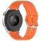  Klockarmband 20 mm Silikon Wave Design Orange