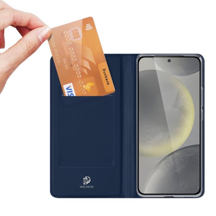 Bild 2, DUX DUCIS DUX DUCIS Samsung Galaxy S24 FE Fodral Skin Pro Series Mörk Blå