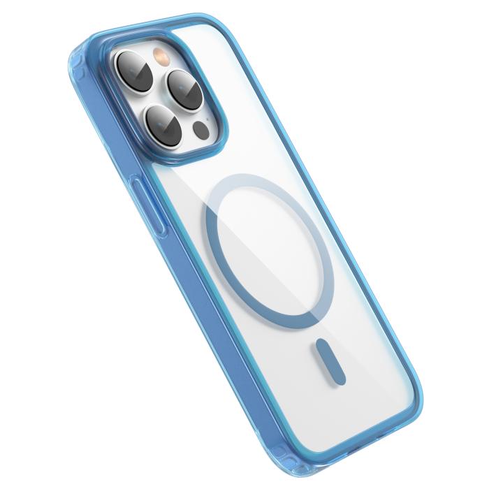 Bild 3, ColorPop ColorPop iPhone 14 Pro Max Skal CH MagSafe Transparent/Mörk Blå