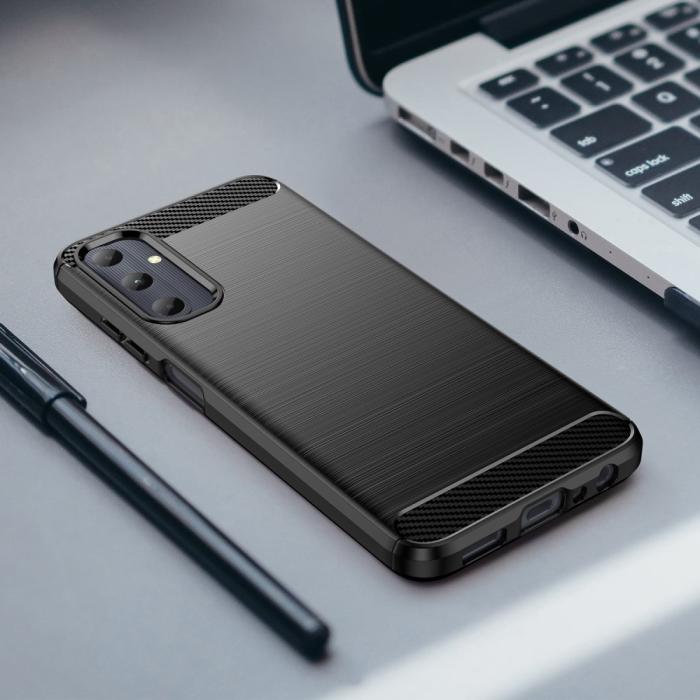 Bild 6,  Samsung Galaxy A05s 4G Skal Borstad Stål Textur Svart