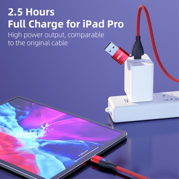 Bild 5, ENKAY ENKAY 2 m 6in1 PD 100W USB-C/USB-A - USB-C/Lightning/MicroUSB