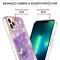  iPhone 15 Pro Skal Marmor TPU Lila