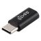  USB-C Hona - USB-C Hane Adapter Svart