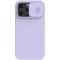 NILLKIN iPhone 13 Pro Max - NILLKIN MagSafe CamShield Silky Liquid Skal - Lila