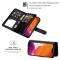  iPhone 13 Pro Max - 9-Korts 2in1 Magnet Fodral / Skal - Svart