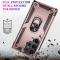  Samsung Galaxy S24 Ultra Skal Ring Hybrid Armor Roséguld