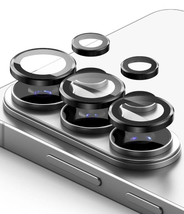 Bild 2, Ringke Ringke Galaxy S26 Ultra 2-PACK Linsskydd Härdat Glas Svart