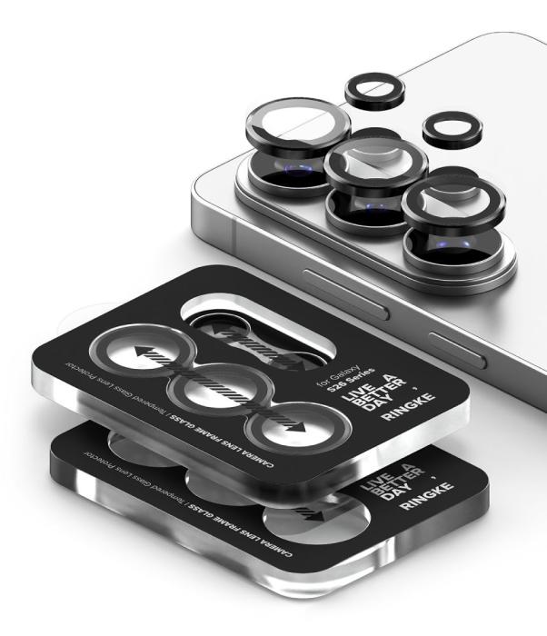 Bild 4, Ringke Ringke Galaxy S26 Ultra 2-PACK Linsskydd Härdat Glas Svart