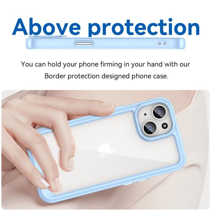 Bild 3,  iPhone 15 Skal Akryl/TPU Blå