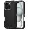  iPhone 16 Pro Skal Xtreme Shockproof Hybrid Svart/Grå