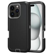  iPhone 16 Pro Skal Xtreme Shockproof Hybrid Svart/Gr&aring;