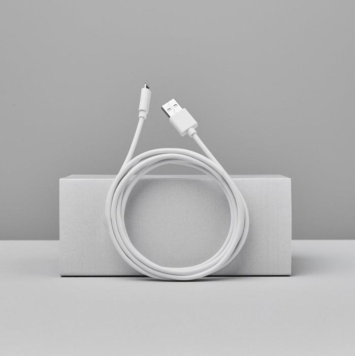 Bild 3, Smartline Smartline 1m Lightning MFi Laddningskabel Vit