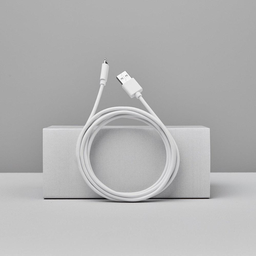 Smartline Smartline 1m Lightning MFi Laddningskabel Vit