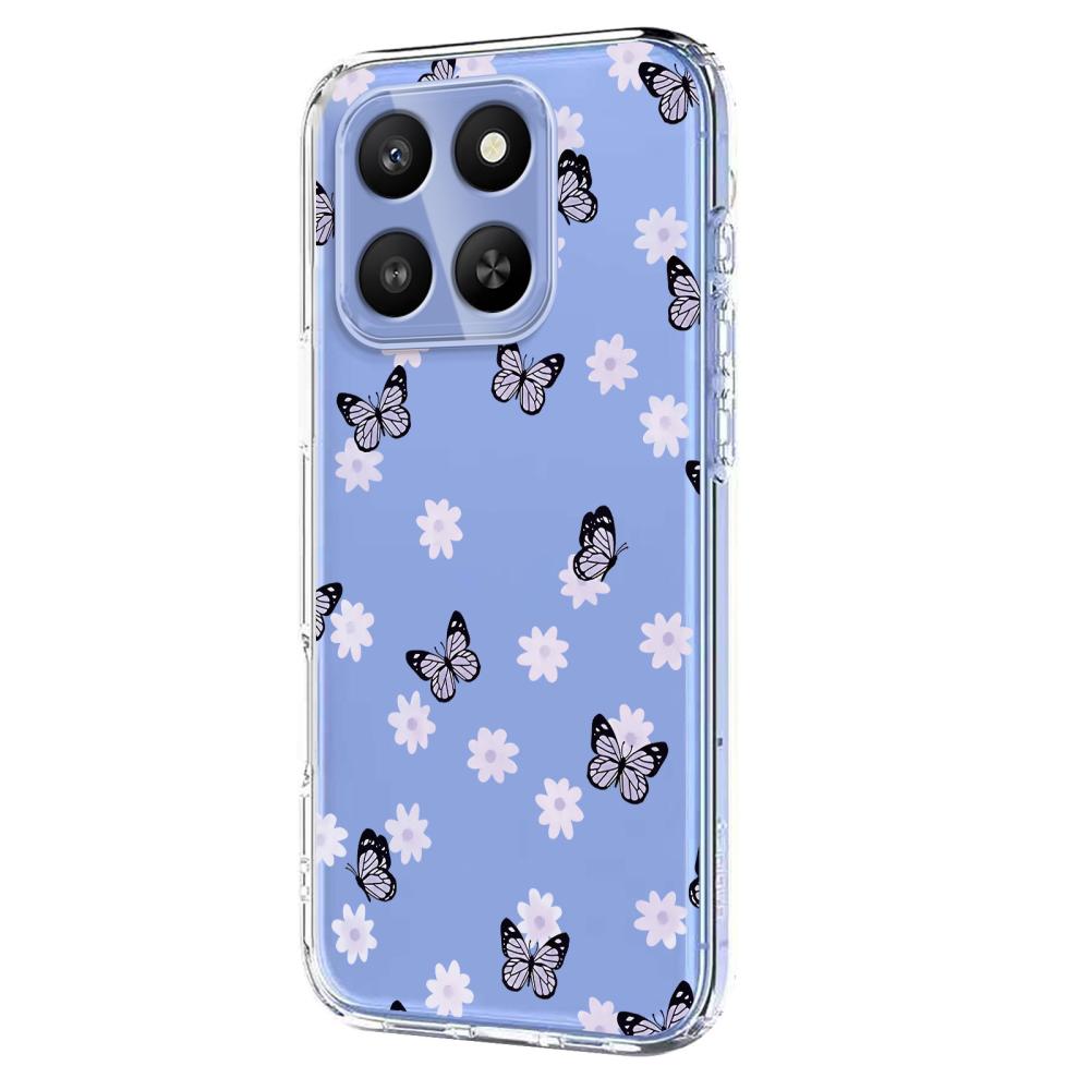  Honor 400 Smart Skal Med Tryck Fjärilar / Blommor