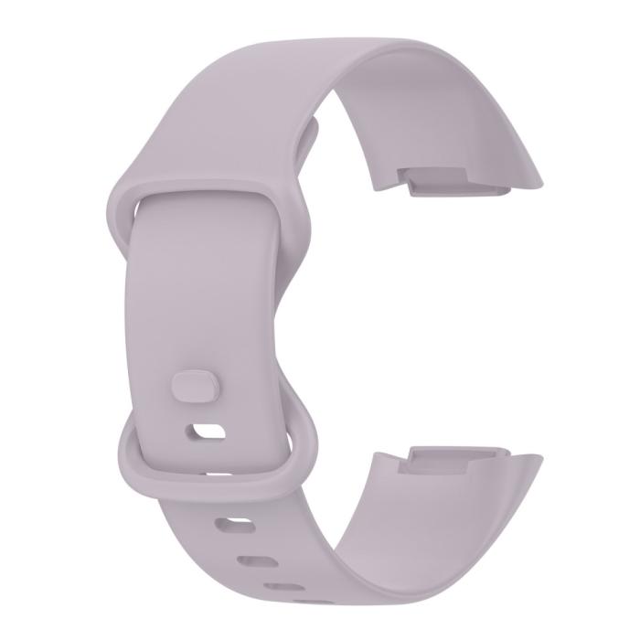 Bild 3,  Fitbit Charge 6 / 5 Armband TPU (L) Ljus Lila