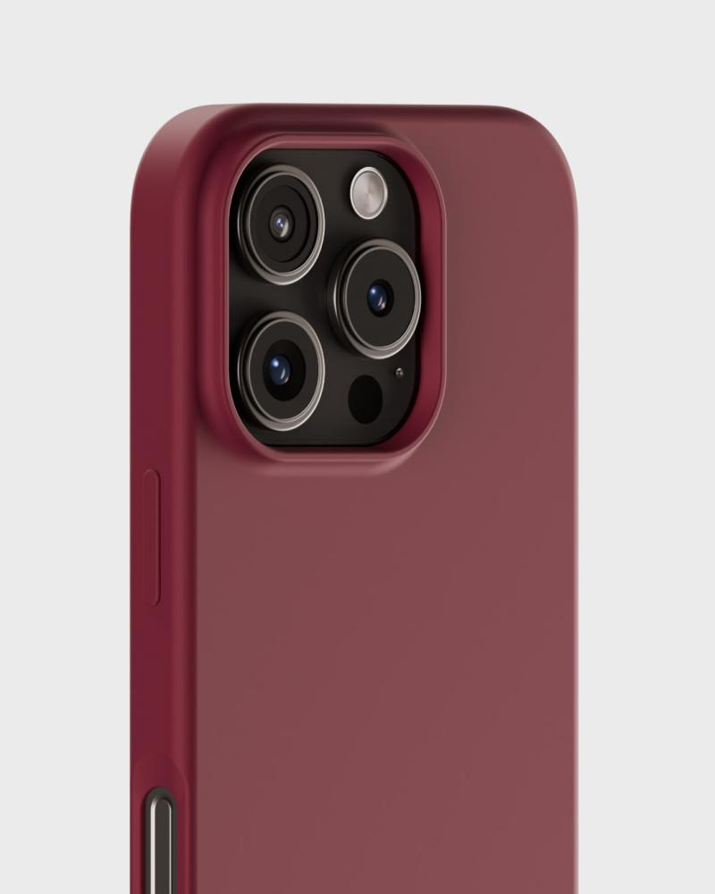 holdit holdit iPhone 16 Pro Mobilskal Silikon Red Velvet