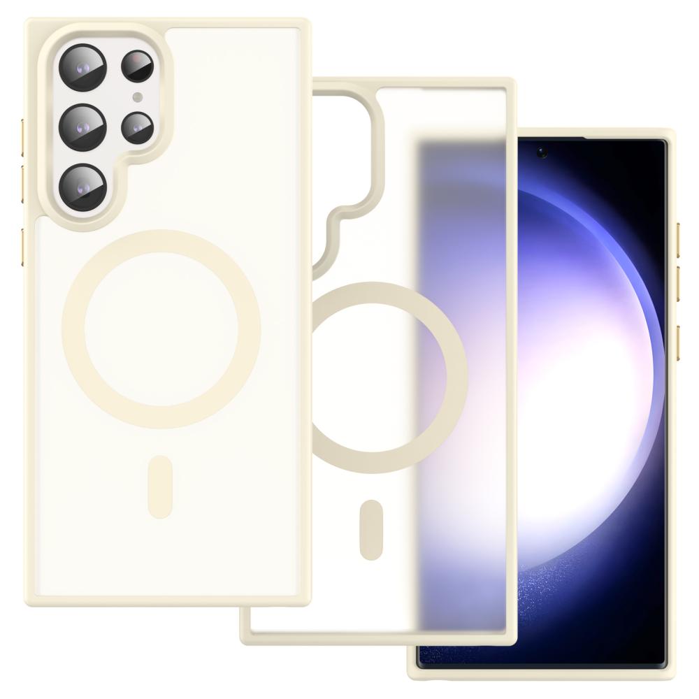 ColorPop ColorPop Samsung Galaxy S23 Ultra Skal CH MagSafe Matt Off White