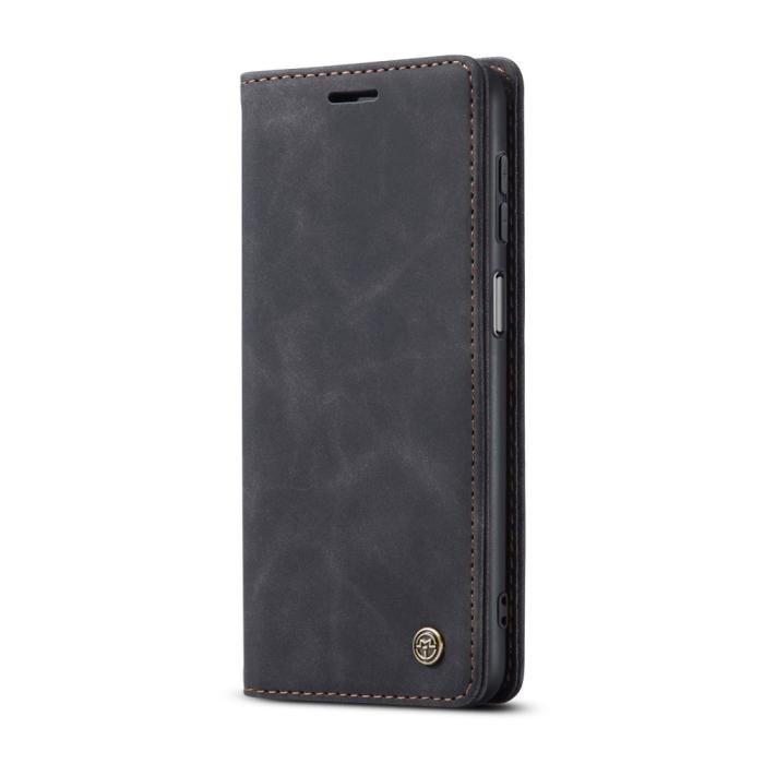Bild 2, CASEME CASEME Samsung Galaxy A16 Fodral Flip Retro Läder Svart
