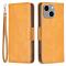  iPhone 15 Plus Fodral Shark Solid Läder Brun