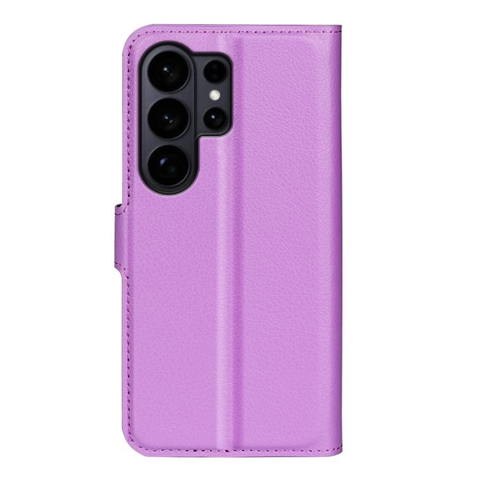 Bild 3,  Samsung Galaxy S26 Ultra Fodral Litchi Läder Lila