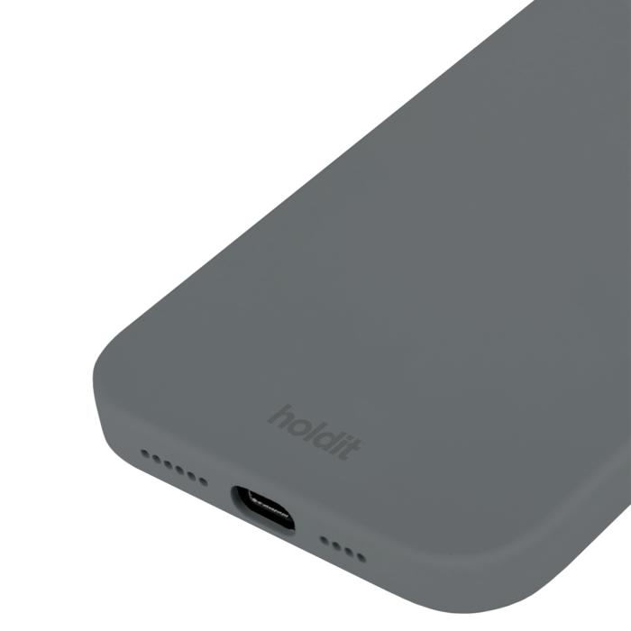 Bild 3, holdit holdit iPhone 15 Pro Mobilskal Silikon Space Gray