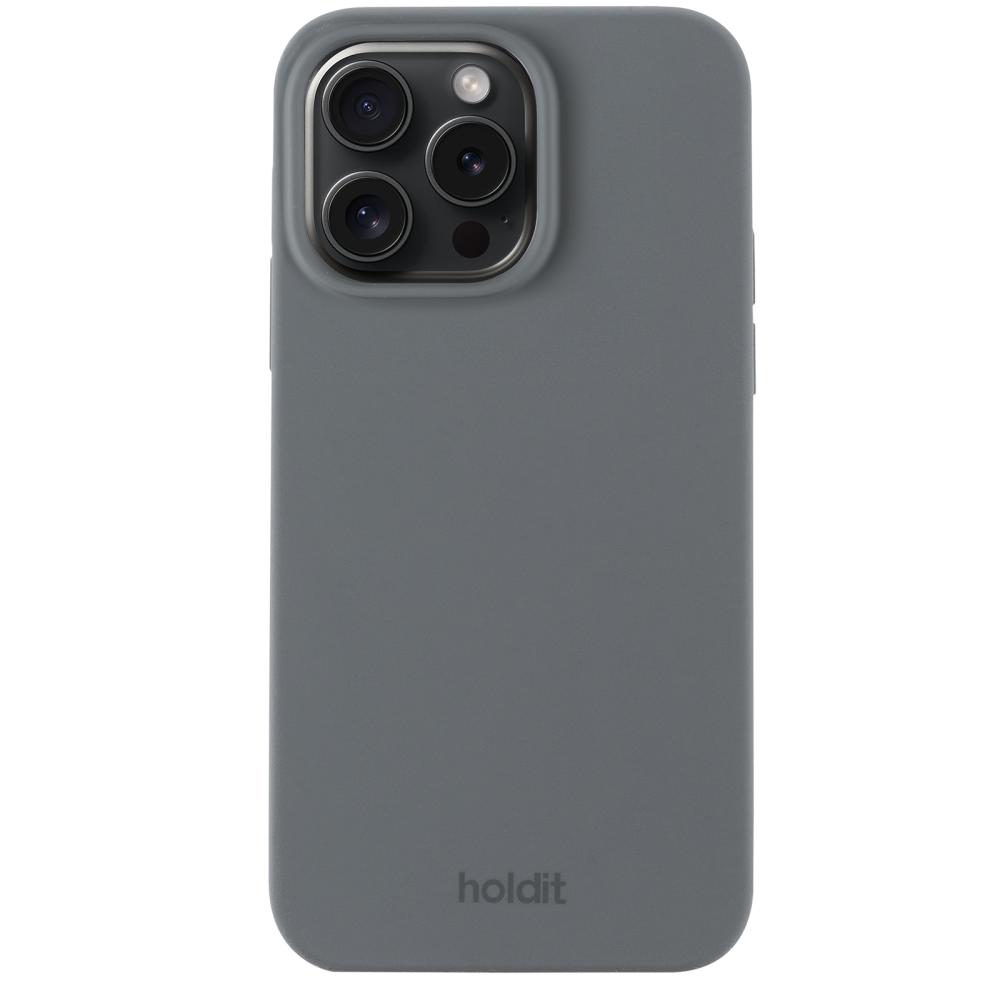 holdit holdit iPhone 15 Pro Mobilskal Silikon Space Gray