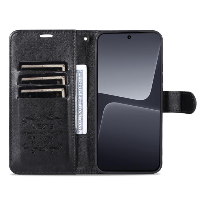 Bild 4, AZNS AZNS Xiaomi 13 Pro 5G Fodral Läder Svart
