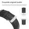 ColorPop Äkta Läder Armband Apple Watch 42/44/45/46/49 mm Svart