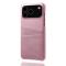  iPhone 17 Pro Max Skal Med Kortfack Läder Roséguld