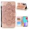  Samsung Galaxy A52 / A52s - Mandala Läder Fodral - Roséguld