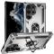  Samsung Galaxy S24 Ultra Skal Ring Hybrid Armor Silver
