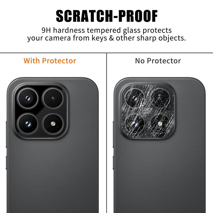 Bild 3,  Xiaomi 17 Linsskydd Härdat glas Svart