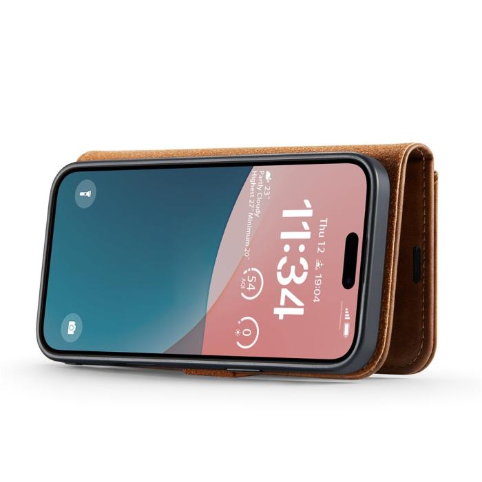 Bild 3, DG.MING DG.MING iPhone 17 2in1 Magnet Fodral / Skal Brun
