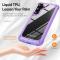 Samsung Galaxy S25 Skal Xtreme Shockproof Hybrid Lila