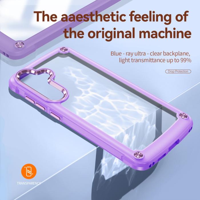 Bild 2,  Samsung Galaxy S25 Skal Xtreme Shockproof Hybrid Lila