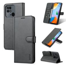 AZNS AZNS Xiaomi Redmi 10C Fodral L&auml;der Svart