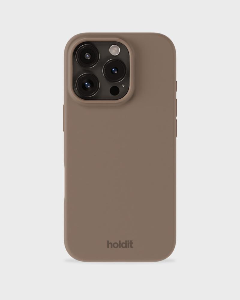 holdit holdit iPhone 16 Pro Max Mobilskal Silikon Mocha Brown