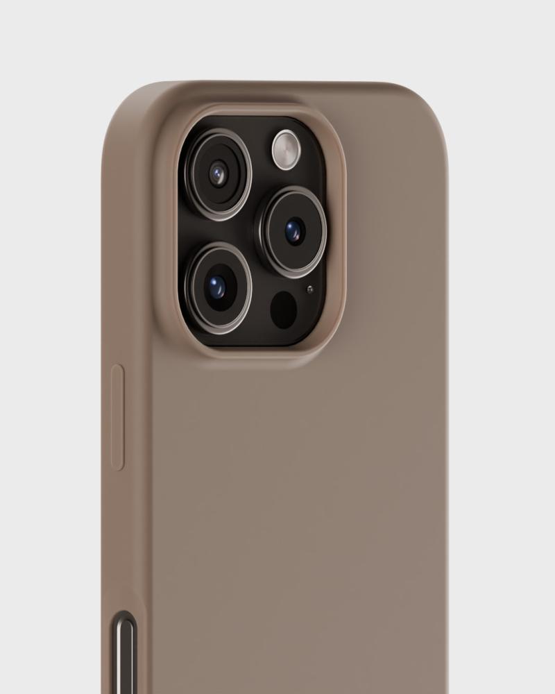 holdit holdit iPhone 16 Pro Max Mobilskal Silikon Mocha Brown