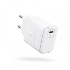 Spigen Spigen 20W PowerArc GaN PD USB-C Snabbladdare Vit