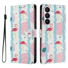  Samsung Galaxy S26 Fodral Med Tryck Flamingos