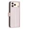 BINFEN BINFEN iPhone 17 Pro Max Fodral Läder Roséguld